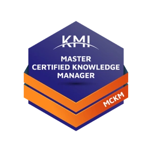 KML Master Certified Knowledge Manager badge
