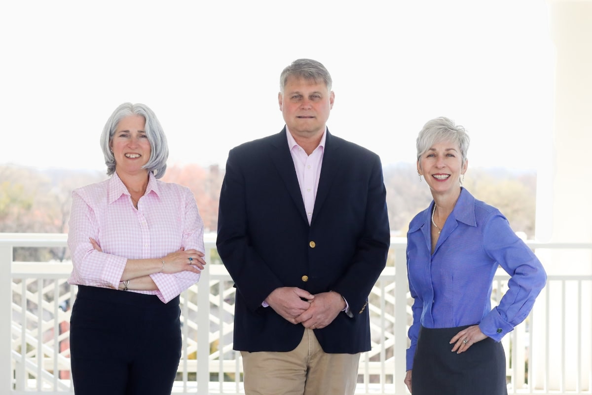 MNB Meridian Defense leadership team standing on a balcony