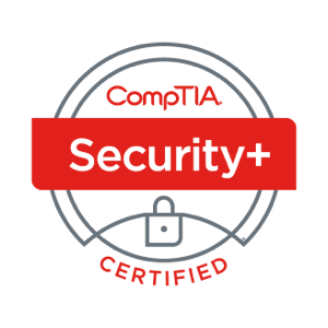 CompTIA Security+ Certified badge